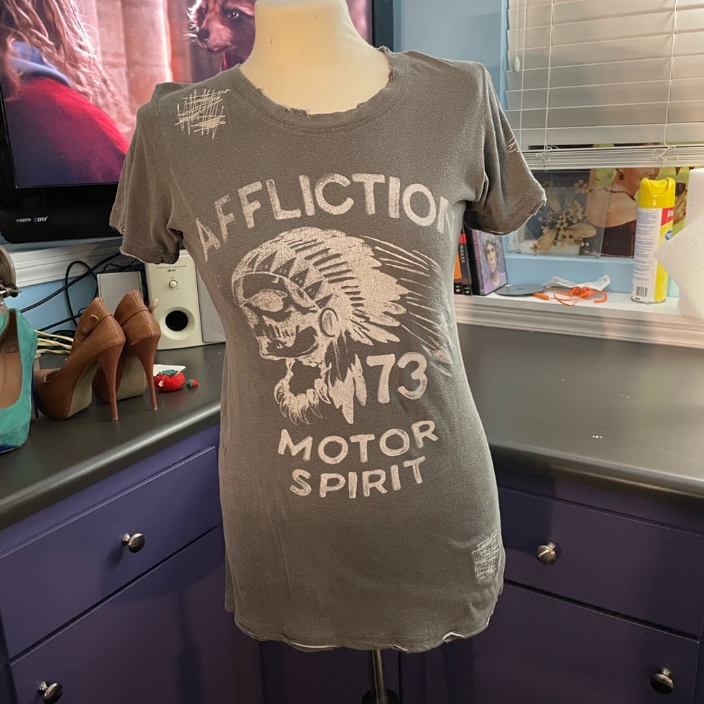 Affliction graphic tee
